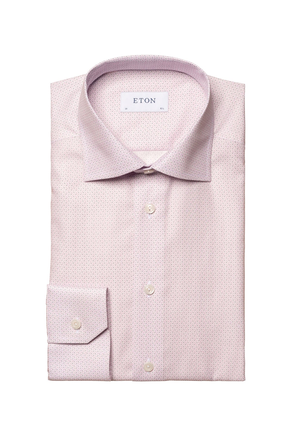 ETON Light Pink Geometric Print Shirt — Mitchell Ogilvie